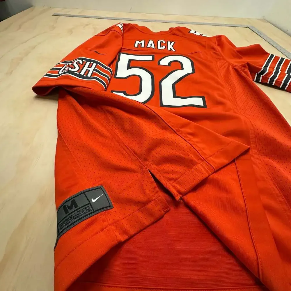 Nike Chicago Bears Khalil Mack #52 Orange Game Jersey Men's Size M